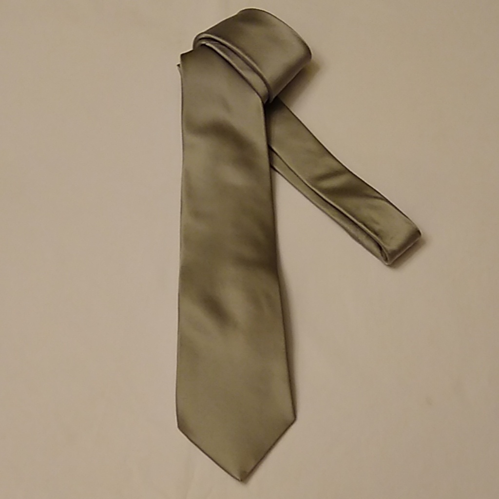 Silk Tie, Silver